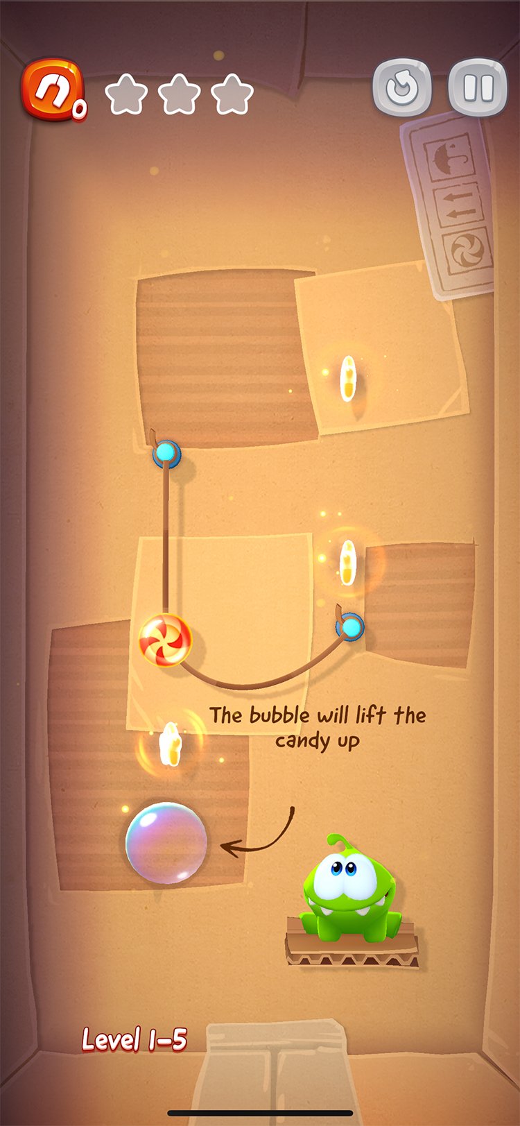 Cut the Rope - All Levels  3 Stars Walkthrough Part 18 (iOS Android) 