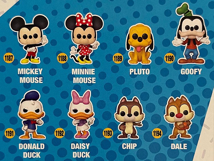 Check Out Funkos New Disney Mickey And Friends Pops And Minis Figures