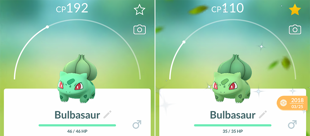 Pokemon Let's Go - Shiny Bulbasaur 